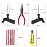 AllExtreme Universal Tubeless Tyre Puncture Repair Kit Flat Tire Puncher Patch Tools (Model 5)