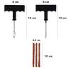 AllExtreme Universal Tubeless Tyre Puncture Repair Kit Flat Tire Puncher Patch Tools (Model 11)