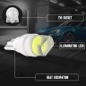 Allextreme EXT102R2 T10 Ceramic Wedge LED Light Bulbs for Indicator, Dashboard and Wedge (Red, Set of 2)