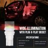 Allextreme EXT102R2 T10 Ceramic Wedge LED Light Bulbs for Indicator, Dashboard and Wedge (Red, Set of 2)