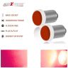 Allextreme EXBA9SR1 BA9S LED Parking Light Super Bright 5 SMD Car Interior License Plate Wedge Dome Trunk Dashboard Bulb for Car Bike and Motorcycle (5W, Red, 2 PCS)
