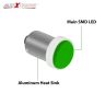 Allextreme EXBA9SG6 BA9S LED Parking Light Super Bright 5 SMD Car Interior License Plate Wedge Dome Trunk Dashboard bulb for Car Bike and Motorcycle (5W, Green, 2 PCS)
