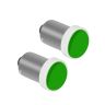 Allextreme EXBA9SG6 BA9S LED Parking Light Super Bright 5 SMD Car Interior License Plate Wedge Dome Trunk Dashboard bulb for Car Bike and Motorcycle (5W, Green, 2 PCS)