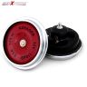 AllExtreme EXSLS2S Waterproof Super Loud Horn Air Siren Universal 12V 335Hz 115dB Air Siren Speaker for Car, Motorcycle, SUV, Bus, Truck and Off Road Vehicles (Red)