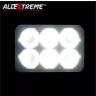 Allextreme EX6FO2P 6 LED Fog Light Bar Waterproof High Beam Off Road Driving Work Lamp for Motorcycle and Cars (18W, White Light, 2 PCS)