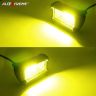 Allextreme EX24FY2 5 Inch CREE Fog Light 24 LED Cube Waterproof Flood Lamp for Cars Truck SUV and Motorcycle (72W, Yellow Light, 2 PCS)