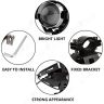 Allextreme EXU5FLB1 U5 CREE Aluminium Alloy LED Driving Fog Light for All Motorcycles, ATV and Bikes