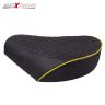 Allextreme PU Leather Seat Cover Anti-Skid Split Cushion Durable, Reinforced Stitching, Comfortable Design, Dustproof & Waterproof for Motorcycle (Model-14)