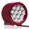 Allextreme EX12FH1 12 LED Fog Light with Attached High Decibel Loud Sound Horn for Motorcycle and Cars (Random Colors, 1 PC)