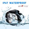 Allextreme EX6F3S2 Imported 6 LED Fog Light Waterproof Pod Driving Spot Head Lamp for Bikes Cars and Motorcycle (10W, White Light, 2 PCS, 6 Months Warranty)