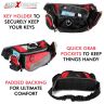 AllExtreme EXWBRB1 Waist Bag for Men-Women Multi Pocket Hiking Travel Pouch with Adjustable Strap Fanny Pack for Biking Cycling Traveling Camping