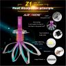 Allextreme 3 LED Car H4 Headlight 30W High Low Beam 10000LM Car Driving Headlamp Bulb 6000K Super Coverage Fog Light Chip Fog Light for SUVs Trucks Sedans