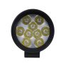 Allextreme EX-9WDL01 Off Road Driving Lamp with Switch 9 LED Round 3" Foglights for Motorcycles, Cars & Bikes (9W, White Light, 2 Pcs)