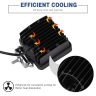 Allextreme EX4ISF1 48W 4 Inch Foglight 16 LED Square Pod Waterproof Flood Driving Lamp for Car Truck Jeep SUV ATV (Pack of 1, White)