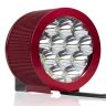 Allextreme EX12FH2 12 LED Fog Light with Attached High Decibel Loud Sound Horn for Motorcycle and Cars (Random Colors, 2 PCS)