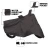 AllExtreme EXSBCB1 Universal Waterproof Motorcycle Bike Body Cover for All Weather Outdoor Sun Wind and Rain Protection (Extra Large, Black)
