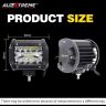 Allextreme EX4IF2P 18 LED Driving Fog Light Bar 4 inch Cube CREE Waterproof Pod Work Light for Bike Cars and Motorcycle (36W, White Light, 2 PC)