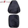 Allextreme Motorcycle Seat Cover PU Leather Anti Skid Split Water-Resistant Bike Cushion Compatible with All Motorcycles- (Black, Model-15)