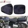 Allextreme Motorcycle Seat Cover PU Leather Anti Skid Split Water-Resistant Bike Cushion Compatible with All Motorcycles- (Black, Model-15)