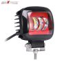AllExtreme EX3FR2P 3 LED Headlight Lamp Universal Waterproof Off Road Driving CREE LED Fog Light with Mounting Brackets for Bike, Jeep and Cars (30W, White, 2 PCS)