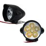 Allextreme EX12LDWS 6 LED Fog Light White Light Waterproof Mirror Mount Driving Work Lamp with Mounting Holes for Motorcycles and Cars (9W, 2 PCS)
