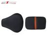 Allextreme Motorcycle Seat Cover PU Leather Anti Skid Split Water-Resistant Bike Cushion Compatible with All Motorcycles- (Black, Model-20)