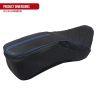 Allextreme EXCSCEB PU Leather Motorcycle Bike Seat Cushion Cover Anti Skid Seat Cover for Standard and Electra 350cc and 500cc (Blue)