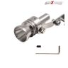 AllExtreme EXSWL01 Universal Turbo Sound Car Silencer Whistle Exhaust Pipe Blowoff Valve Simulator for Cars (XL)