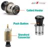 AllExtreme EXCL1FC Car Cigarette Lighter Push Button Eject 27mm Diameter Electric Cigar Burner Multipurpose Charging Socket Assembly Plug (10A, 12V)