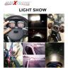 Allextreme EX9FWS2 Imported 9 LED Fog Light Spot Beam Water-Resistant Heavy Duty Pod Driving Work Lamp with Handlebar Switch for Motorcycle Bike Car (15W, White, 2 PCS)