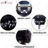 Allextreme EXMI6FL 6 LED Fog Light 4 Inch Double Output Power Spot Flood Water Resistant Driving Lamp for Motorcycle Bike Car Off-road ATV SUV (18W, 2 PCS)