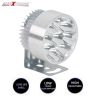 Allextreme EX9SFW2 9 LED Round Fog Light 3 Inches Off Road Driving Lamp for Motorcycle, Car and Bikes (9W, White Light, 2 Pcs)