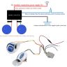 AllExtreme EXHRN02 MOCC Loud Snail Shaped Horn with 22 Sound Tone, Electric Air Siren for Bike Motorcycle Car SUV Bus Truck & Off Road Vehicle (1 Set)