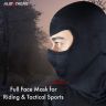AllExtreme EXHFM2B Bike Riding Face Mask Anti Pollution Dust Sun Protection Half Air Net Ninja Face Cover Mask (Black)
