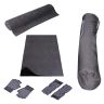 AllExtreme EXYMGK4 Unisex Anti-Slip Yoga Kit with Carry Bag, Gloves & Socks Anti-Skid Cotton Yoga Mat for Men & Women Fitness Gym Workout Pilates Meditation & Flooring Exercise