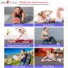 AllExtreme EXYMGK4 Unisex Anti-Slip Yoga Kit with Carry Bag, Gloves & Socks Anti-Skid Cotton Yoga Mat for Men & Women Fitness Gym Workout Pilates Meditation & Flooring Exercise