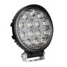 Allextreme EX14FL1 14 LED Round Fog Light Waterproof Driving Spot Flood Beamlight for Motorcycles, Cars, Jeeps and Bikes (42W, White, 1 PC, 6 Months Warranty)