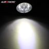 Allextreme 9W Round Fog Light Heavy Duty Waterproof 9 LED Spot Beamlight with Handlebar Switch for Bike Jeep SUV Car and Truck- (White Light, 2 PCS)