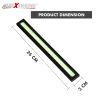 AllExtreme EXDRL2M Universal Ultra Bright Daytime Running LED Lights Waterproof Slim Chip COB LEDs Strip DRL Lamp for Cars (6W, Ice Blue Light, 2 PCS)