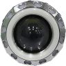 Allextreme EPLH07 High Intensity Led Projector Lamp Dual Heart Ring COB LED Headlight with Hi/Low Beam and Flasher Function for All Bikes (15W, Blue White & Red)