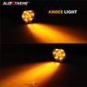 Allextreme EX9FYS2 Imported 9 LED Fog Light Spot Beam Waterproof Heavy Duty Pod Driving Work Lamp with Handlebar Switch for Bike Car and SUV (15W, Yellow Light, 2 PCS)