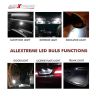 Allextreme EXT10W8 Universal T10 LED Parking Light 6 SMD Super Bright Interior Pilot License Plate Dome Indicator Lamp Bulb for Car Bike and Motorcycle (0.7W, White, 2 PCS)
