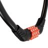 AllExtreme EXBCL06 Multipurpose 4 Digit Security Resettable Combination Coiling Bike Cable Lock Anti-Theft Protection Bicycle Number Locks