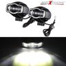Allextreme EXFSUL2 Motorcycle LED Headlight Super Bright CREE Chip Off Road Driving Fog Lamp for Night Driving (20W, White Light, 2 PCS)