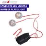 Allextreme EXELB2P2 Universal Eagle Eye LED License Number Plate Light for Bikes, Cars, SUVs and Trucks (9W, Blue, Pack of 2)