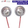 Allextreme EXELB2P2 Universal Eagle Eye LED License Number Plate Light for Bikes, Cars, SUVs and Trucks (9W, Blue, Pack of 2)