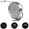 Allextreme EX12W2 12 LED Round Fog Light Spot Strobe Beam Driving Lamp with ON/OFF Switch for Motorcycle, Car, SUV and Bikes (24W, White, 2 Pcs)