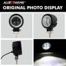 Allextreme EX3IHB1 3 Inch Round White Fog Light with Blue Halo Angel Eye Ring for Bike Motorcycle Car & Off Road SUV (20W, 1 Pc)