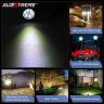 Allextreme EX6FLD2 6 LED Round Fog Light Spot Beam Driving Lamp Universal for Motorcycle, Car, SUV and Bikes (15W, White Light, 2 PCS)