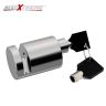 Allextreme EXHDBL1 Stainless Steel Heavy Duty Painted Finish Disc Brake Anti Theft 7mm Pin Wheel Locking Security Lock for Bike and Motorcycle (Chrome)